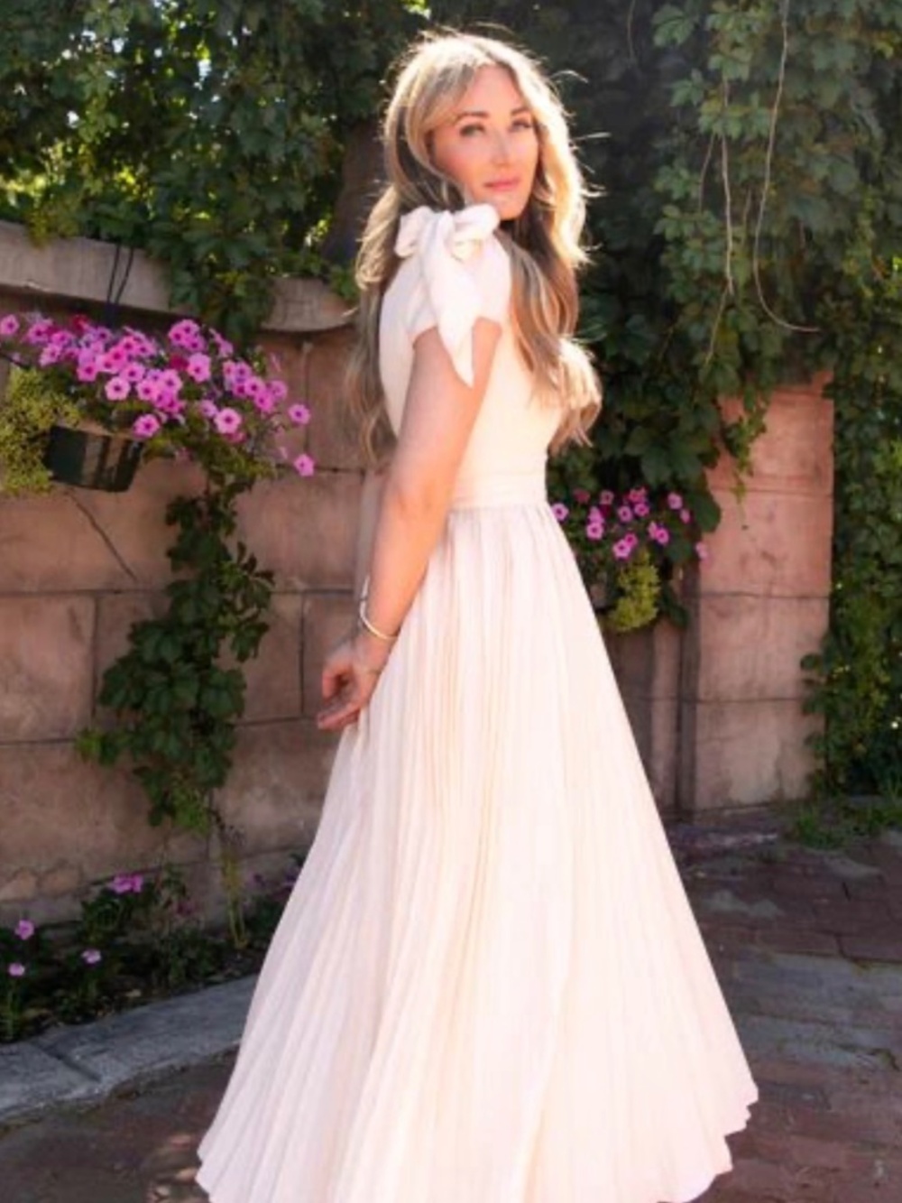 Ivy city eliza bow dress XS